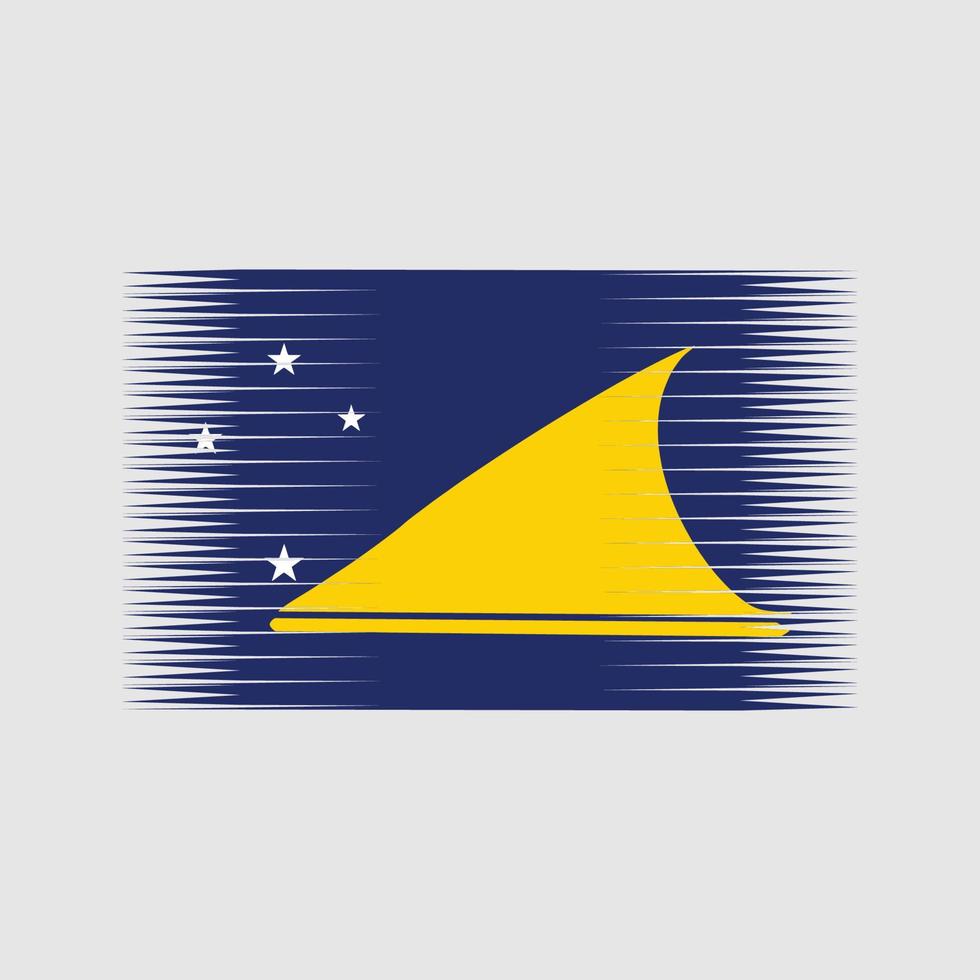 vecteur de drapeau tokelau. drapeau national