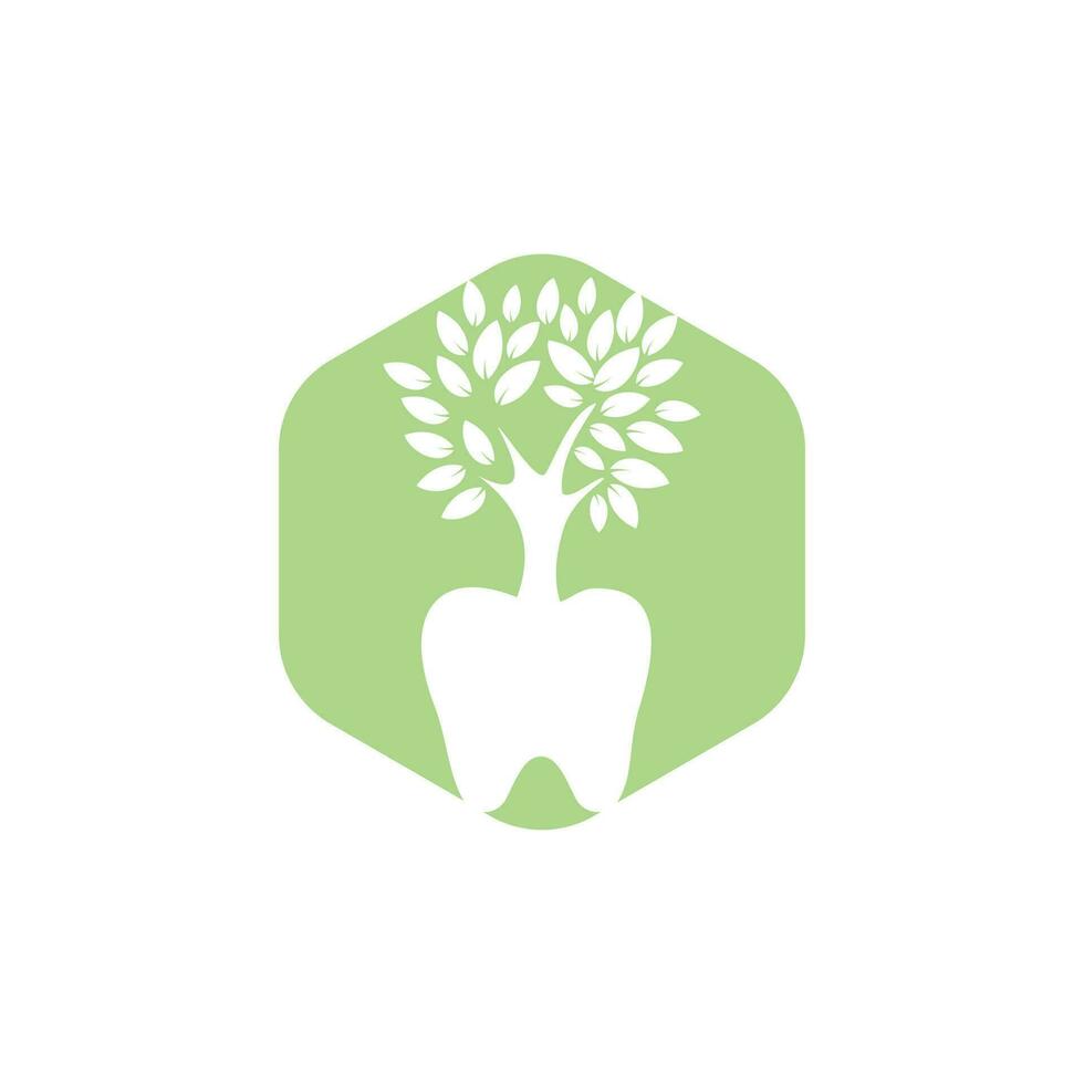 modèle de conception de logo vectoriel arbre dentaire. modèle de logo vectoriel arbre dentaire.