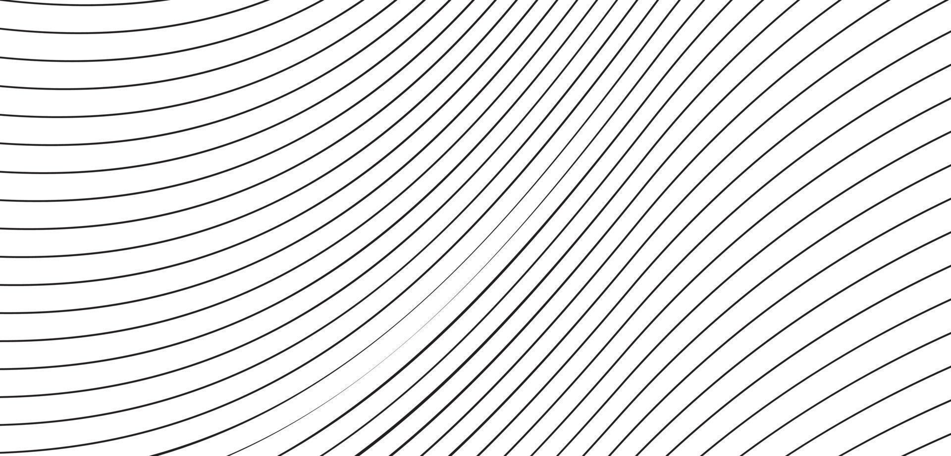 lignes abstraites avec des points fond sombre. conception de rayures abstraites de vagues de lignes. surfaces blanches sinueuses. abstrait moderne. égaliseur de piste de fréquence numérique. fond d'art au trait stylisé vecteur