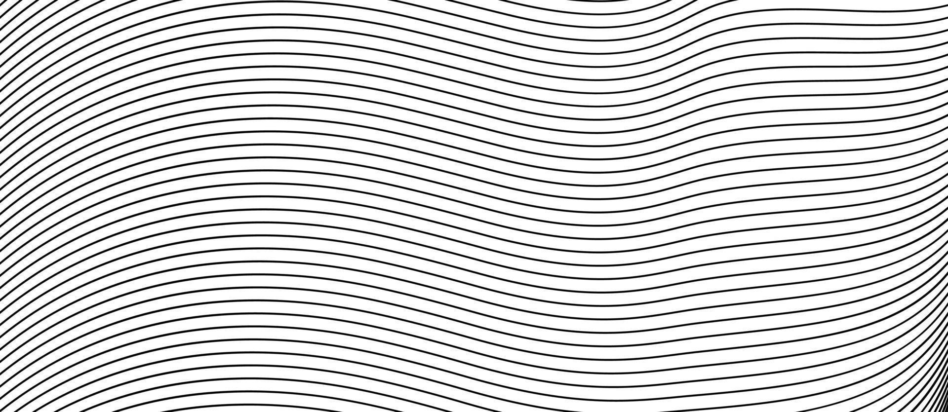 lignes abstraites avec des points fond sombre. conception de rayures abstraites de vagues de lignes vecteur