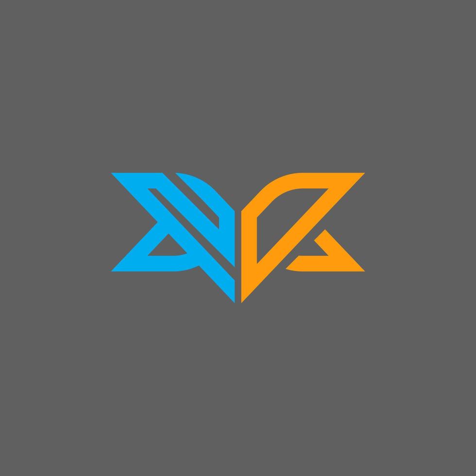 nd lettre logo design créatif avec graphique vectoriel, nd logo simple et moderne. vecteur