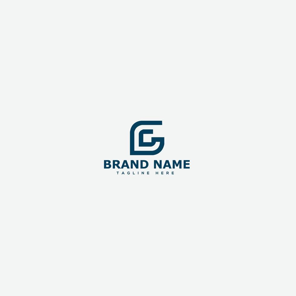 cg logo design template élément de marque graphique vectoriel. vecteur