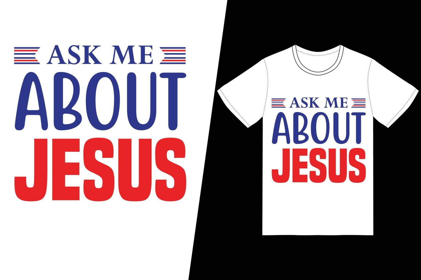 conception de t-shirt chrétien vecteur