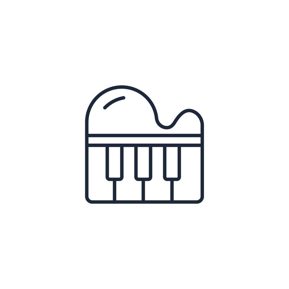 piano icônes symbole vecteur éléments pour infographie web