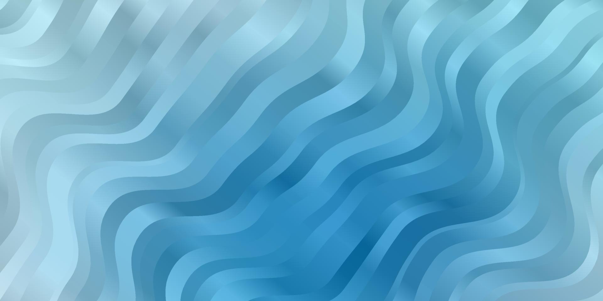 modèle vectoriel bleu clair avec des lignes courbes.