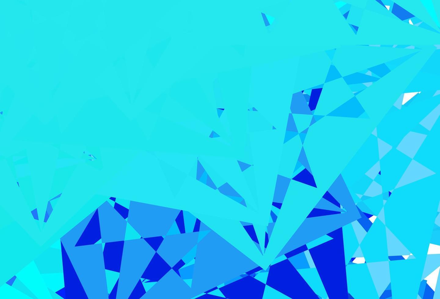 toile de fond de vecteur bleu clair avec des triangles, des lignes.