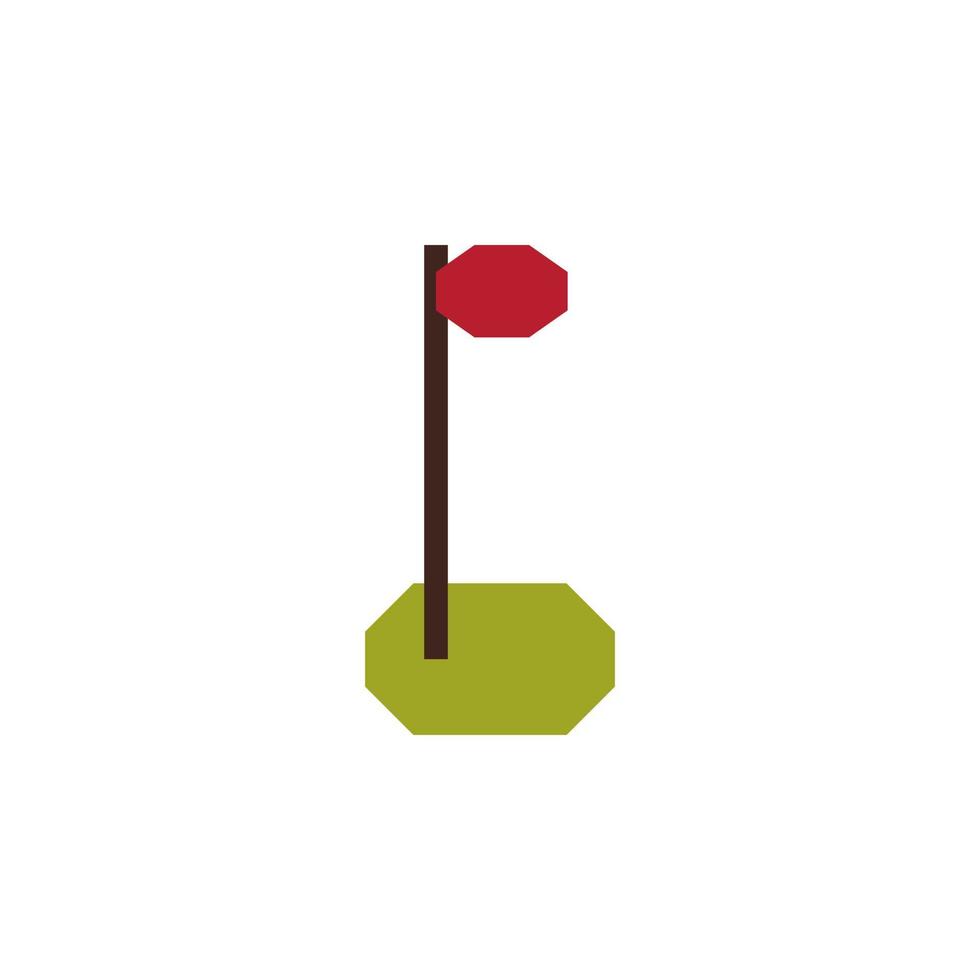 vecteur de golf pour la présentation de l'icône du symbole du site Web