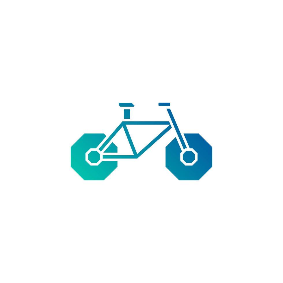 vecteur d'icône de vélo pour la présentation d'icône de symbole de site Web