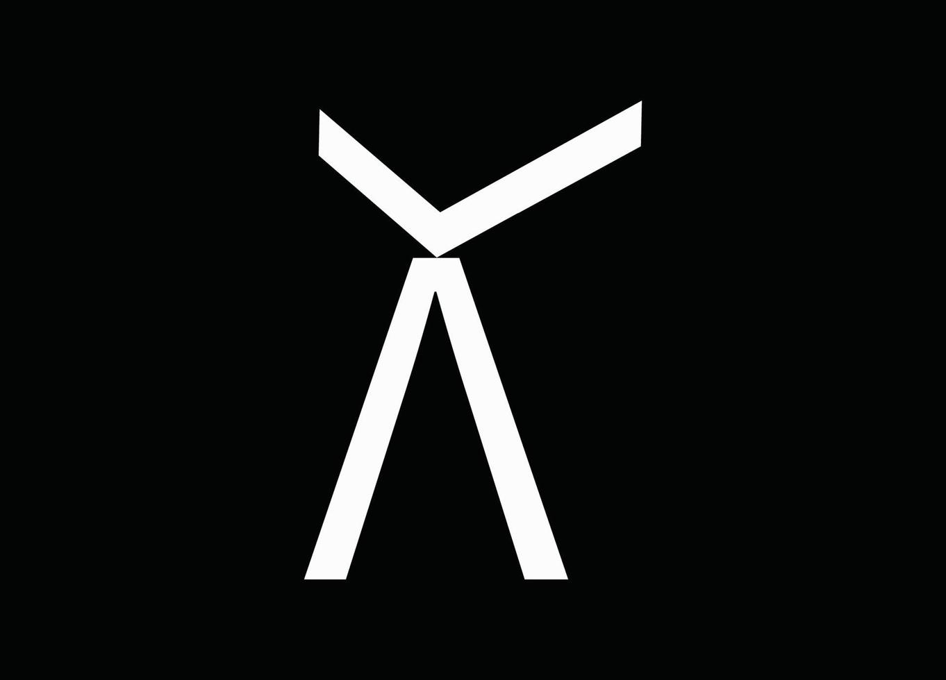 ak lettres initiales vecteur de conception de logo