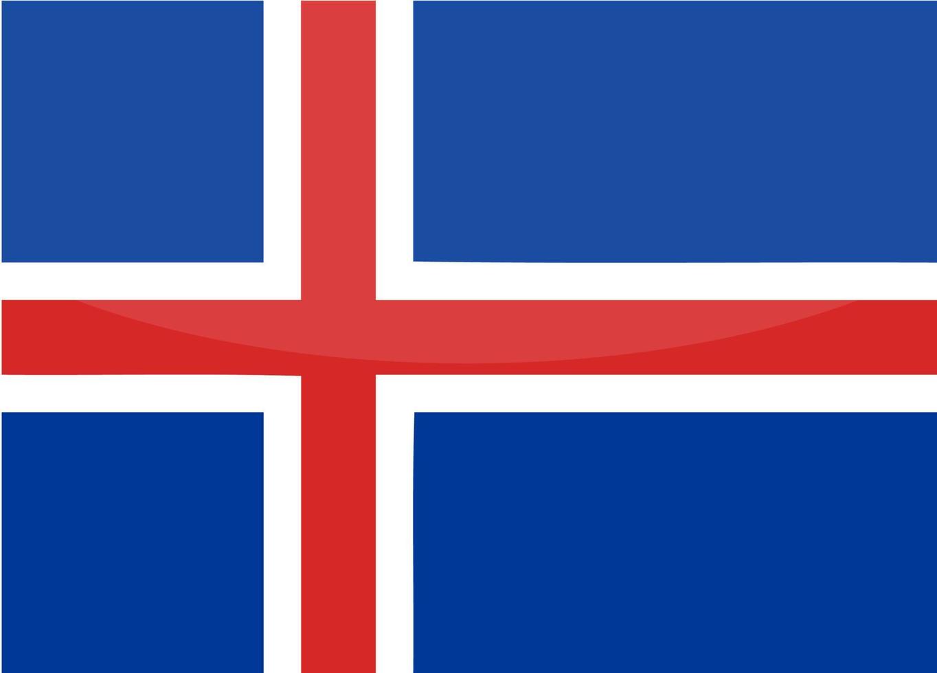 vecteur de drapeau d'islande dessiné à la main, vecteur de couronne islandaise dessiné à la main