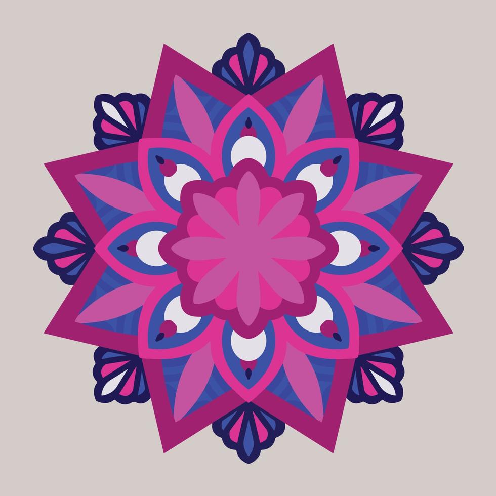 illustration vectorielle mandala vecteur