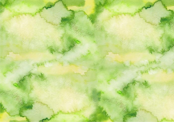 Texture de vecteur libre d'aquarelle verte