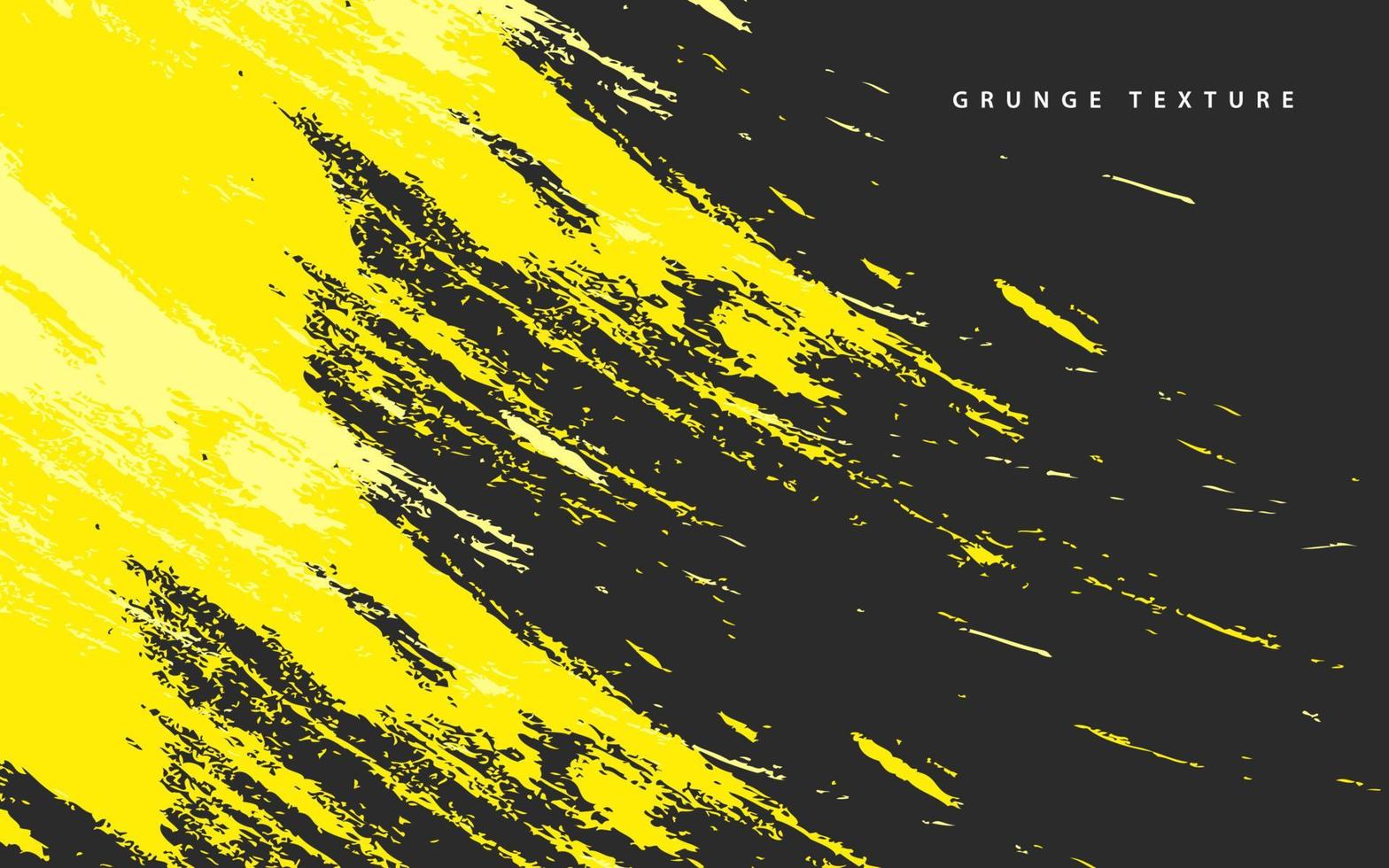 abstract grunge texture fond de couleur noir et jaune vecteur