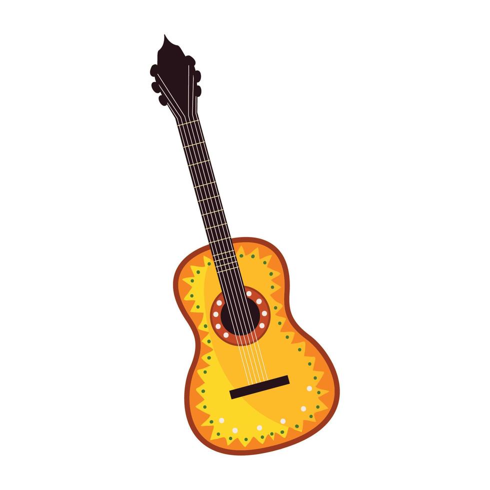 guitare mexique instrument vecteur