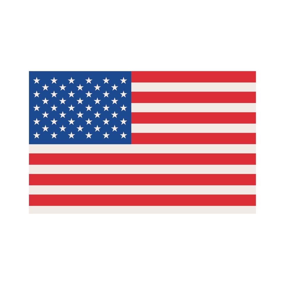 drapeau États-Unis d'Amérique vecteur