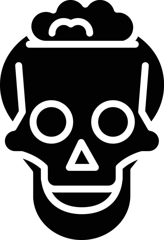 icône de glyphe de fissuration vecteur