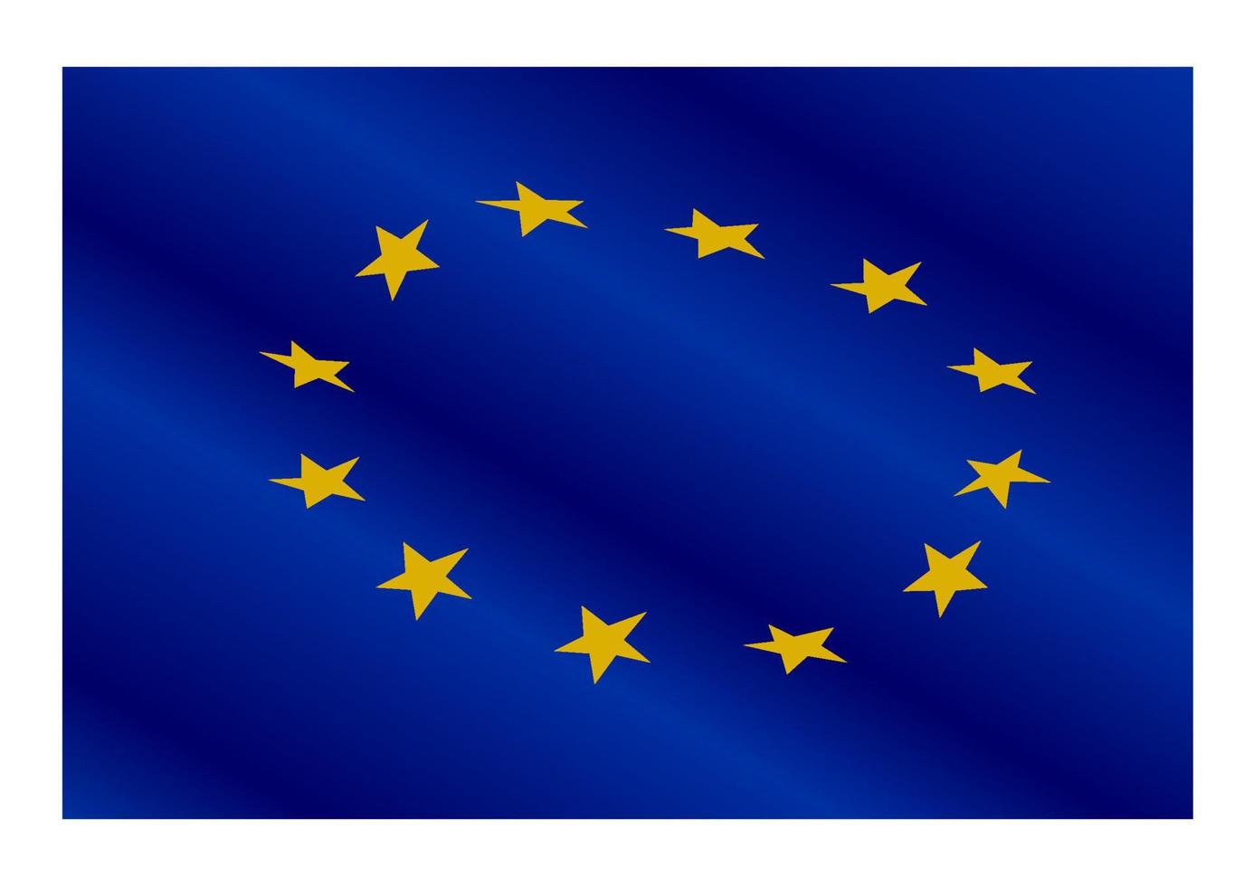 drapeau de l'union européenne vecteur