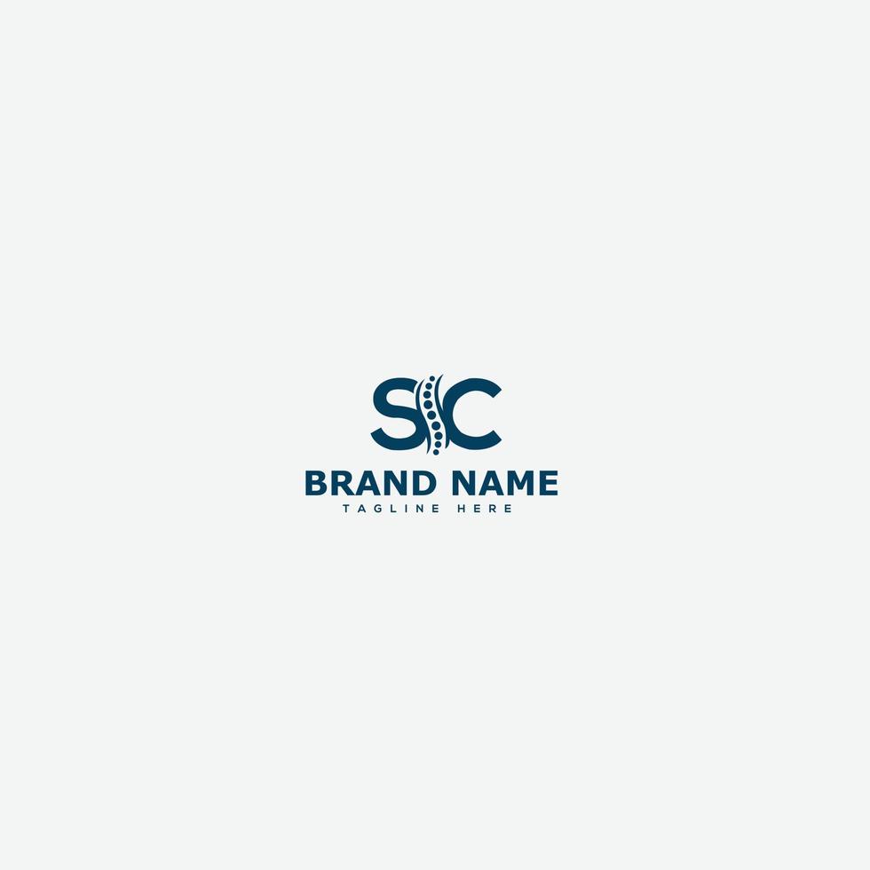 sc logo design template élément de marque graphique vectoriel. vecteur