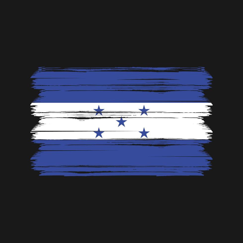 vecteur de drapeau du honduras. drapeau national