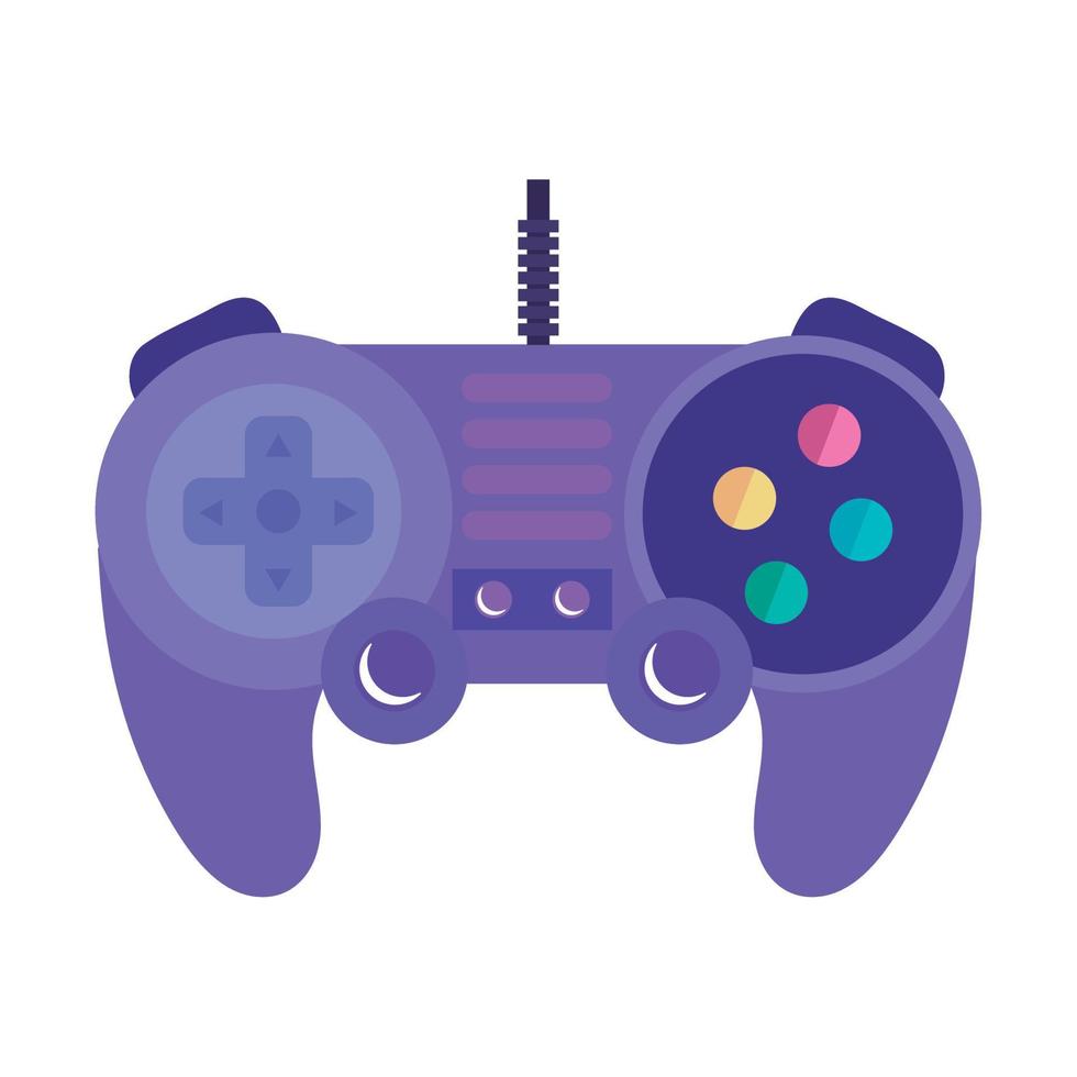 contrôle de jeu vidéo violet vecteur