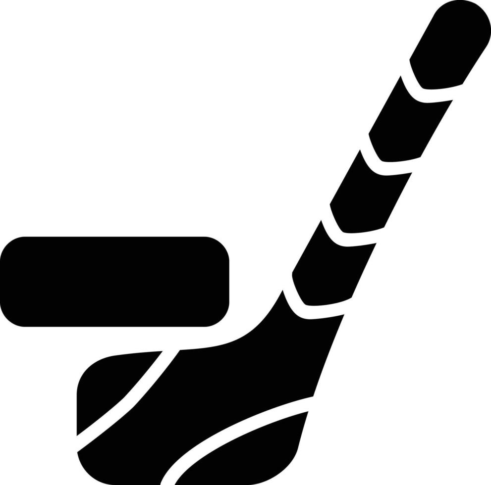 icône de glyphe de hockey sur glace vecteur