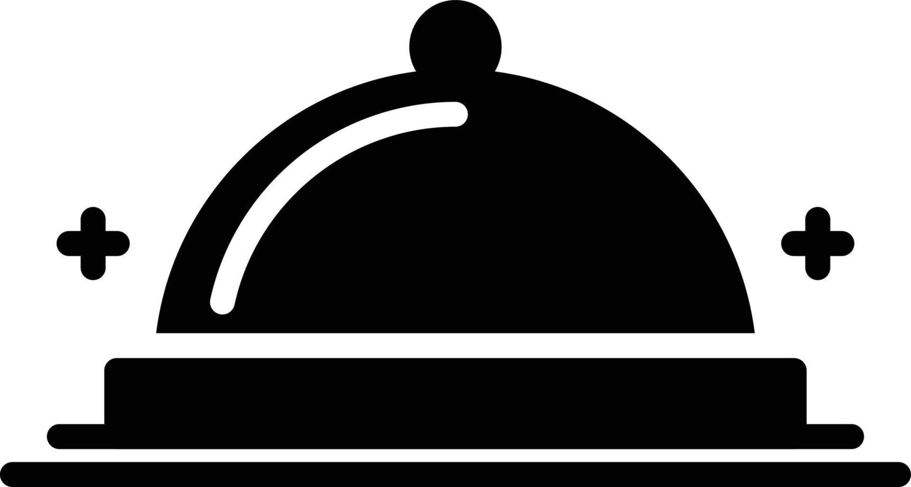 icône de glyphe de repas à jeun vecteur