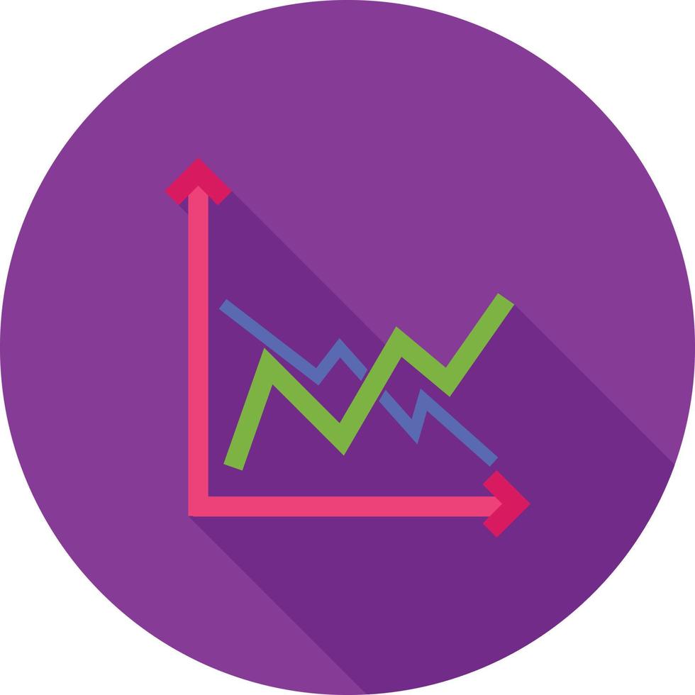 graphiques de fréquence plat grandissime icône vecteur