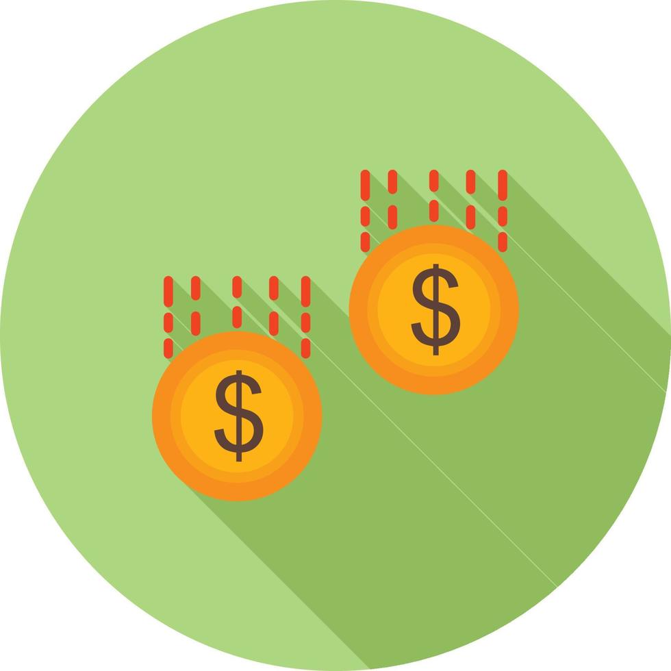 icône d'investissement plat grandissime vecteur