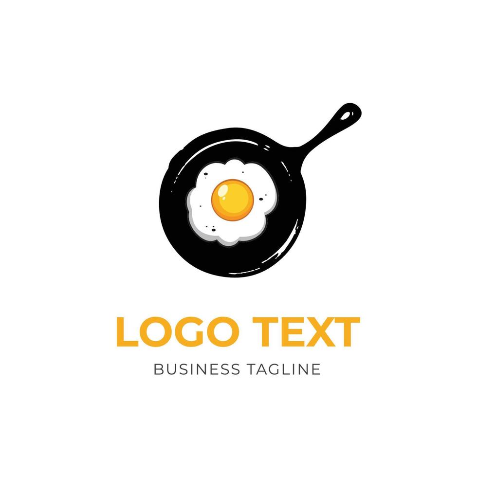 concept de conception de logo de cuisine abstraite vecteur