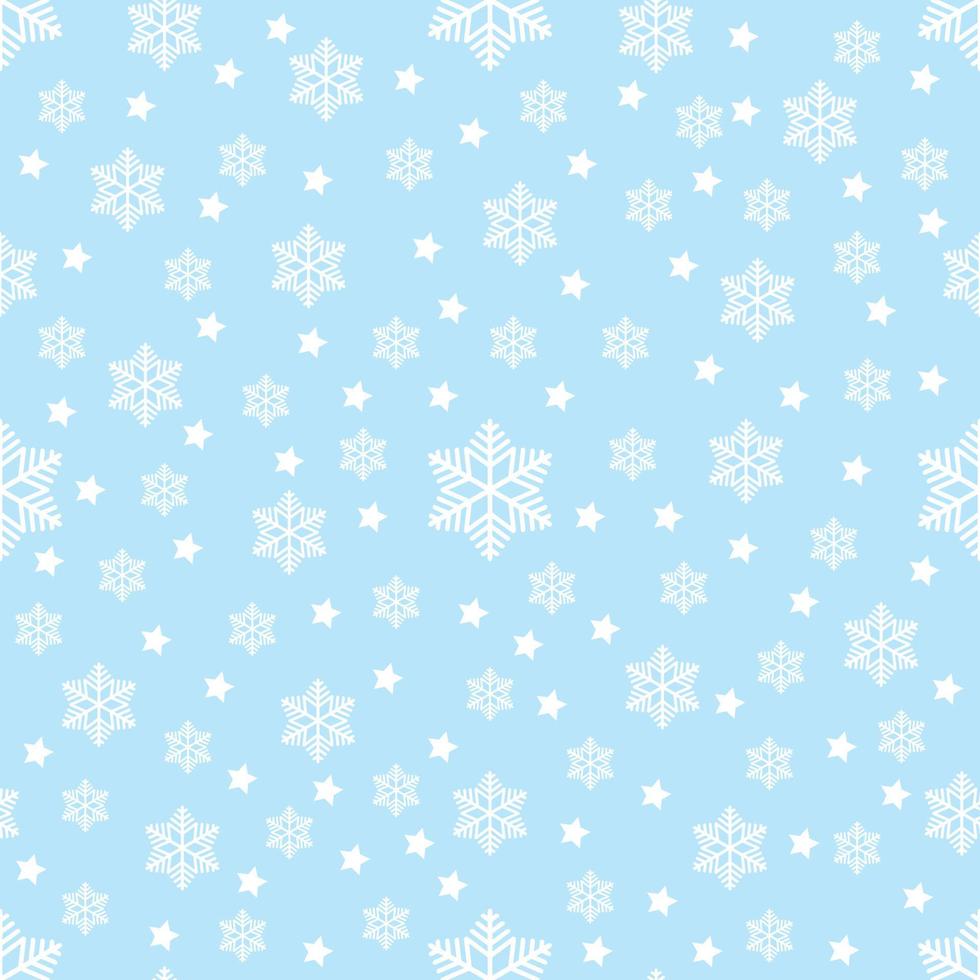 modèle sans couture avec des flocons de neige. fond de noël. illustration vectorielle. vecteur