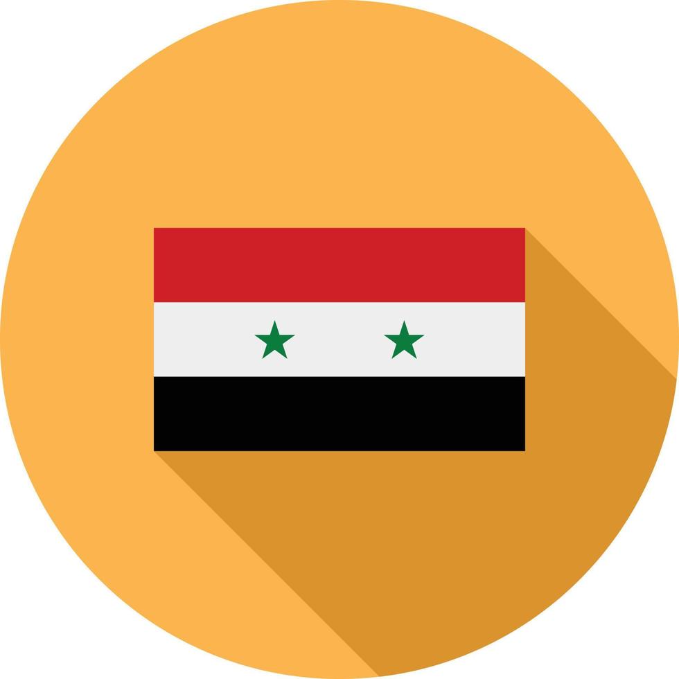 icône syrie plat grandissime vecteur
