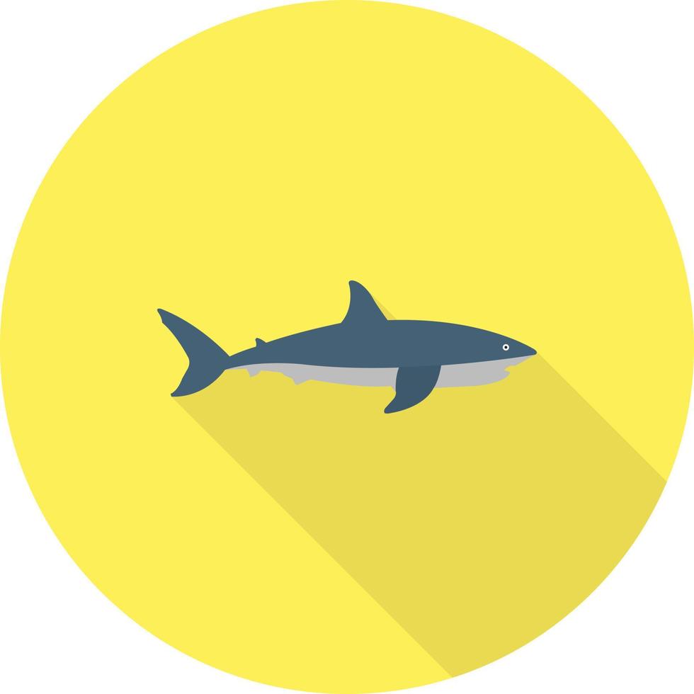 icône de requin plat grandissime vecteur