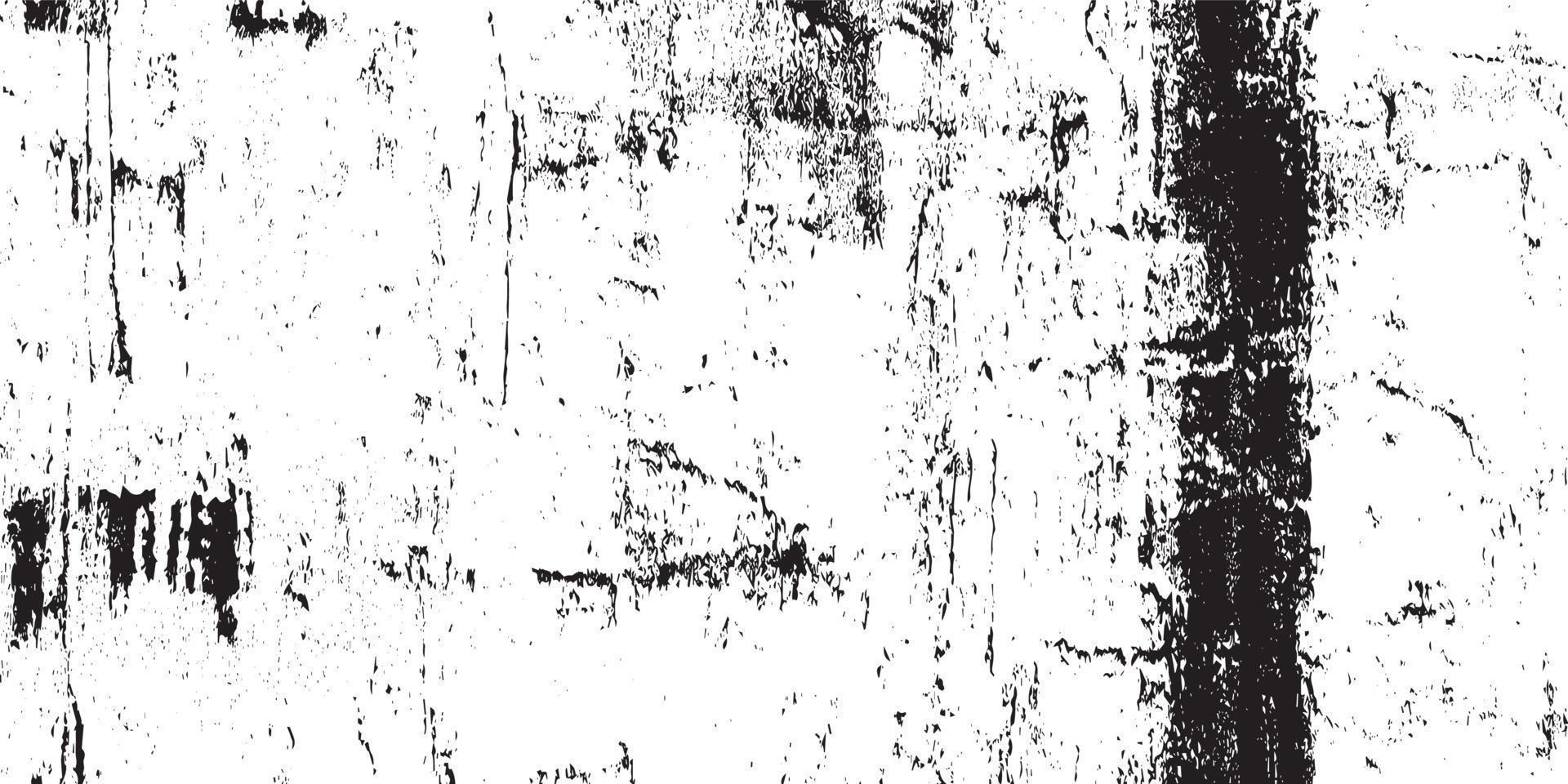 texture de superposition de détresse en noir et blanc. vieux fond vintage vieilli. vecteur