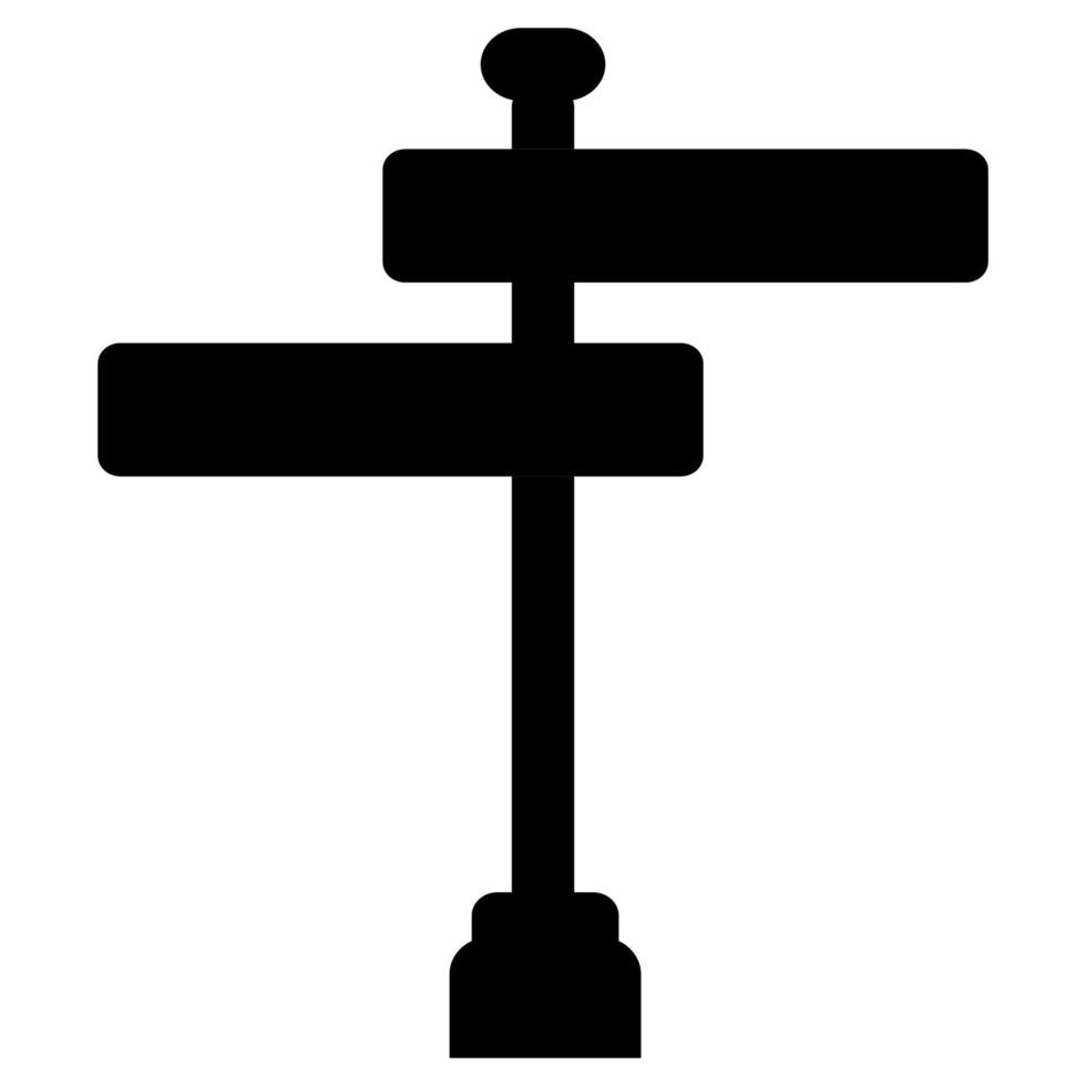 vecteur d'illustration d'icône de flèche de panneau de signalisation