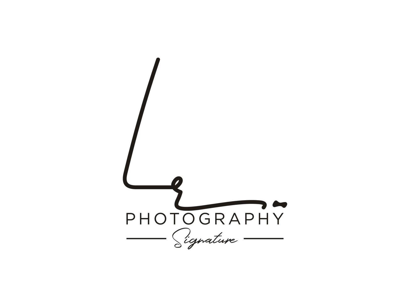 lettre lr signature logo template vecteur