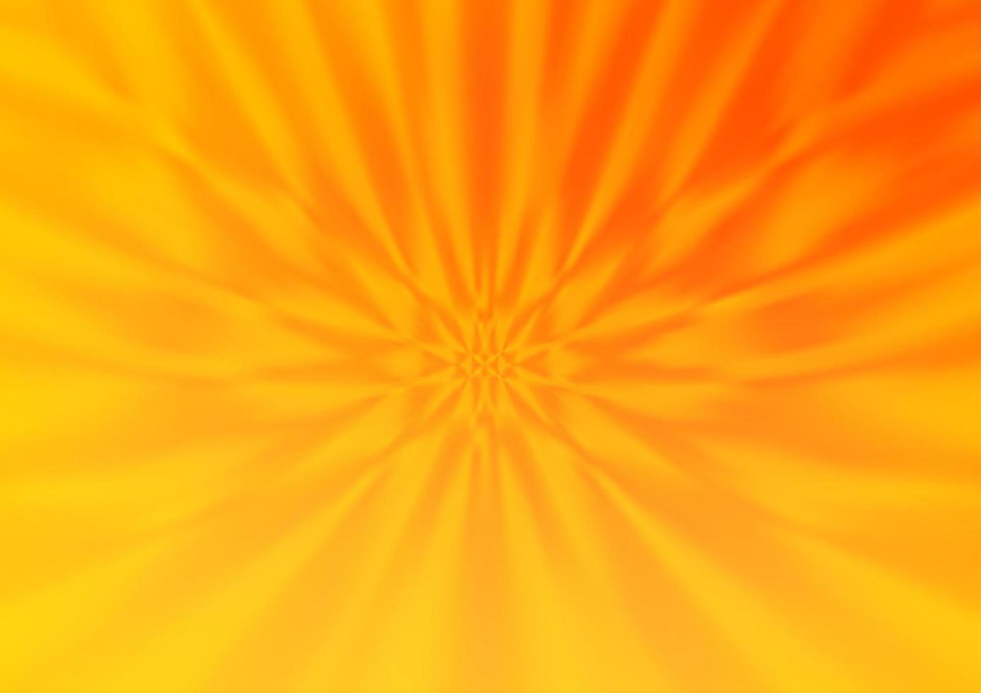 fond abstrait brillant de vecteur jaune clair, orange.