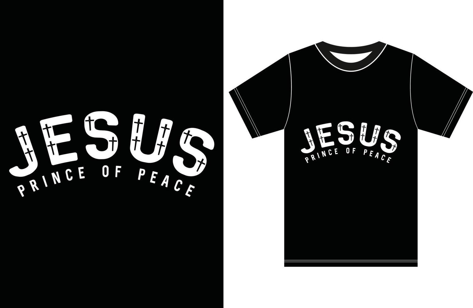 jésus prince de la paix. chemise de jésus, chemises d'amour de jésus, cadeau pour chrétien, vecteur