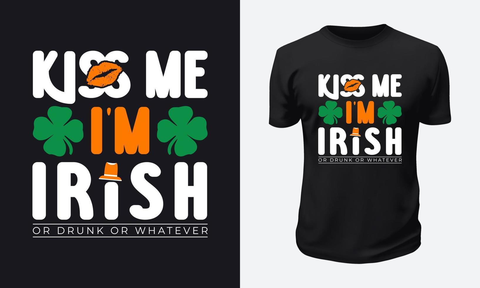 St. conception de t-shirt patricks day vecteur