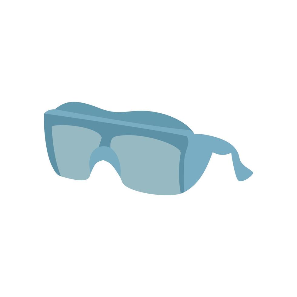 lunettes bleues illustration vectorielle, illustration design plat vecteur