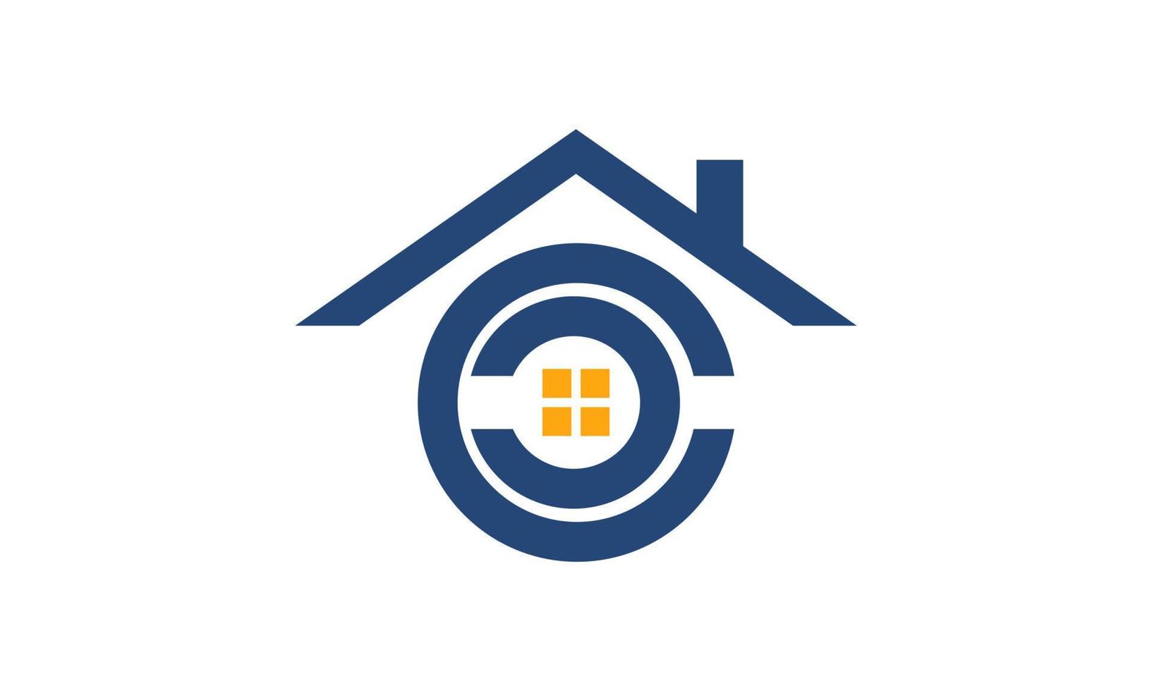 illustration vectorielle conception plate simple d'icône de maison. bon pour une utilisation sur les affaires liées à l'immobilier, la résidence, le marketing, le logement, la construction, l'architecture vecteur