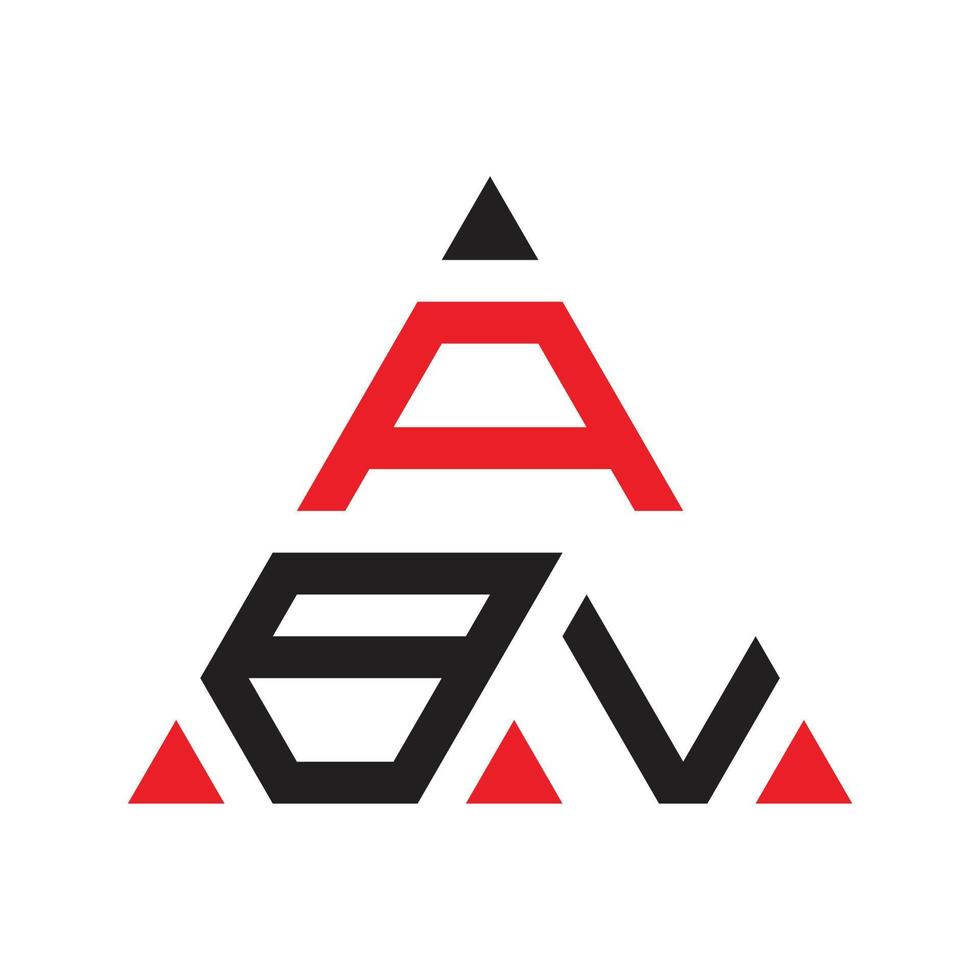 logo abv, lettre abv, création de logo lettre abv, logo abv initiales, abv lié au cercle et logo monogramme majuscule, typographie abv pour la technologie, entreprise abv et marque immobilière, vecteur