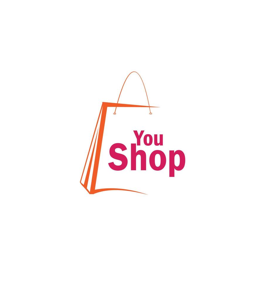 logo eshop, bon logo de boutique vecteur