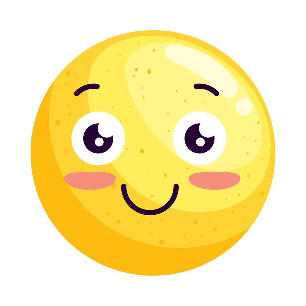 emoji visage souriant vecteur