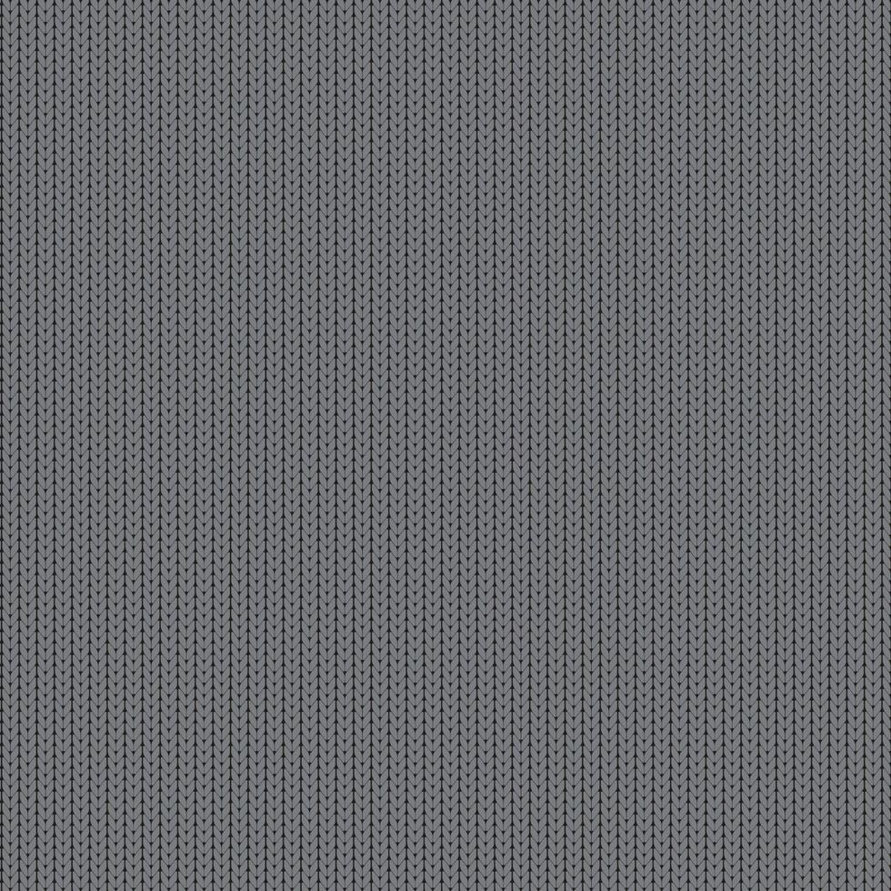 texture grise tricotée traditionnelle. tricot à partir d'un motif sans couture en laine. conception graphique vectorielle continue de texture. et plaid dans un style de tissu marron foncé et gris pour les modèles de texture de tissu de mode moderne vecteur