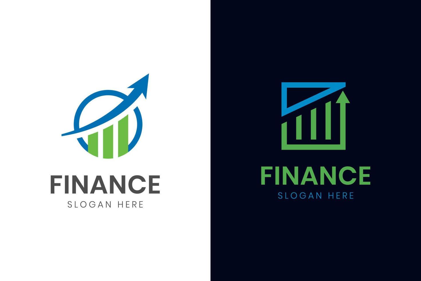création de logo d'icône de flèche de croissance pour la finance de données, l'investissement, le modèle de logo d'investissement de construction vecteur