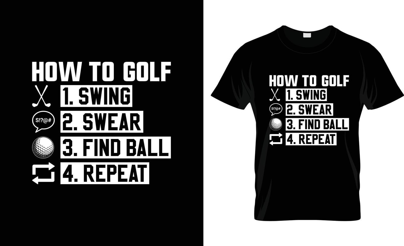 conception de t-shirt de golf, slogan de t-shirt de golf et conception de vêtements, typographie de golf, vecteur de golf, illustration de golf