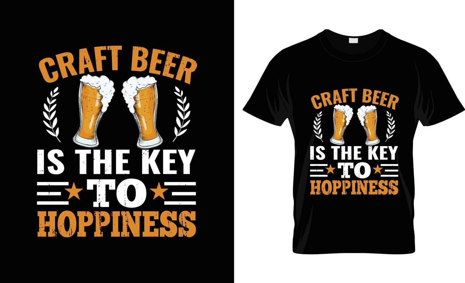 conception de t-shirt de bière artisanale, slogan de t-shirt de bière artisanale et conception de vêtements, typographie de bière artisanale, vecteur de bière artisanale, illustration de bière artisanale