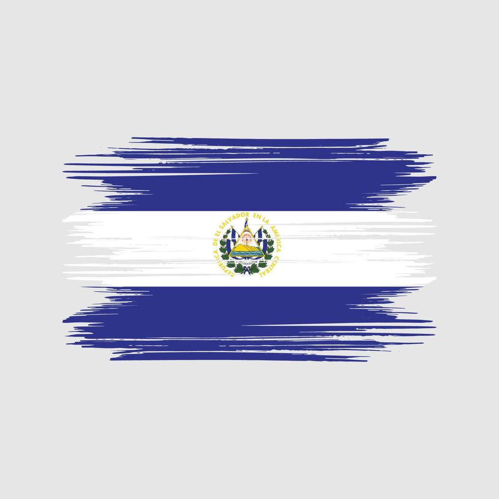 vecteur gratuit de conception de drapeau du salvador