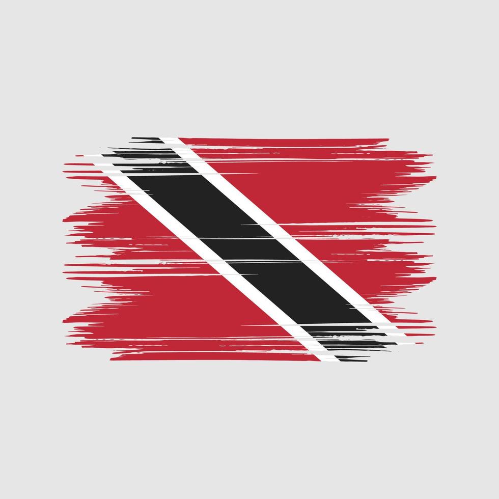 vecteur gratuit de conception de drapeau de trinité-et-tobago