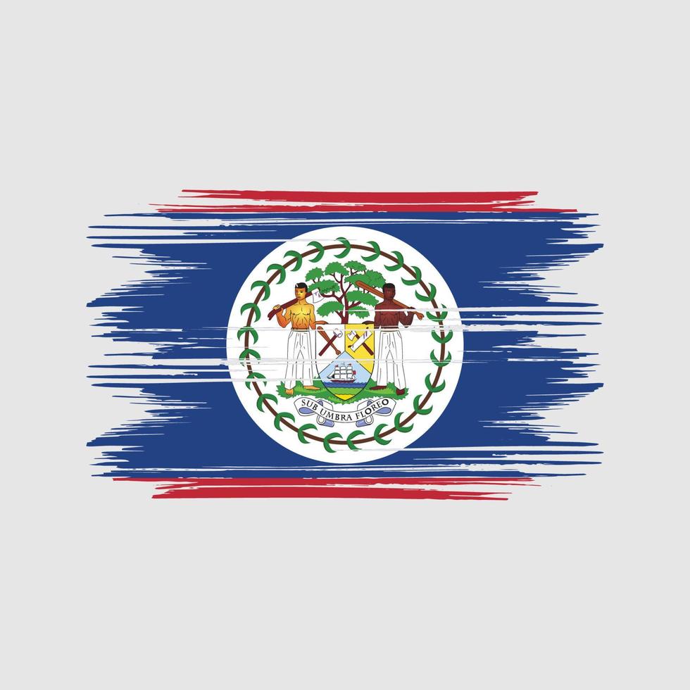 vecteur gratuit de conception du drapeau du belize